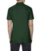 Softstyle dupla piké galléros póló, Gildan GI64800, Forest Green-3XL