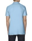 Softstyle dupla piké galléros póló, Gildan GI64800, Light Blue-3XL