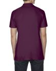 Softstyle dupla piké galléros póló, Gildan GI64800, Maroon-4XL