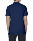 Softstyle dupla piké galléros póló, Gildan GI64800, Navy-2XL