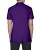 Softstyle dupla piké galléros póló, Gildan GI64800, Purple-2XL