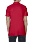 Softstyle dupla piké galléros póló, Gildan GI64800, Red-2XL