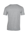 V-nyakú rövid ujjú pamut póló, Gildan GI64V00, RS Sport Grey-2XL