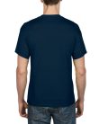 Rövid ujjú kereknyakú unisex póló, Gildan GI8000, Navy-XL