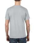 Rövid ujjú kereknyakú unisex póló, Gildan GI8000, Sport Grey-L