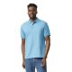 DryBlend rövid ujjú galléros férfi póló, Gildan GI8800, Light Blue-2XL