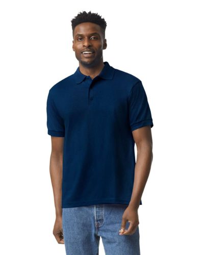 DryBlend rövid ujjú galléros férfi póló, Gildan GI8800, Navy-2XL