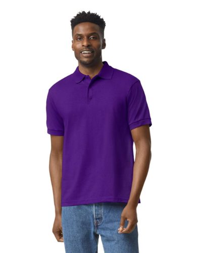 DryBlend rövid ujjú galléros férfi póló, Gildan GI8800, Purple-2XL