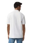 DryBlend rövid ujjú galléros férfi póló, Gildan GI8800, White-3XL