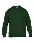 Kereknyakú gyerekpulóver, Gildan GIB18000, Forest Green-XS