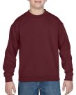 Kereknyakú gyerekpulóver, Gildan GIB18000, Maroon-XL