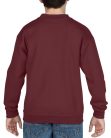 Kereknyakú gyerekpulóver, Gildan GIB18000, Maroon-XL