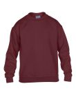 Kereknyakú gyerekpulóver, Gildan GIB18000, Maroon-XL