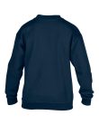 Kereknyakú gyerekpulóver, Gildan GIB18000, Navy-XS