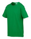 Rövid ujjú Softstyle gyerekpóló, Gildan GIB64000, Irish Green-XL