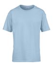 Rövid ujjú Softstyle gyerekpóló, Gildan GIB64000, Light Blue-L