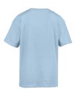 Rövid ujjú Softstyle gyerekpóló, Gildan GIB64000, Light Blue-L