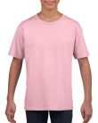 Rövid ujjú Softstyle gyerekpóló, Gildan GIB64000, Light Pink-L