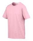 Rövid ujjú Softstyle gyerekpóló, Gildan GIB64000, Light Pink-L