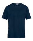 Rövid ujjú Softstyle gyerekpóló, Gildan GIB64000, Navy-L