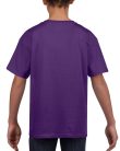 Rövid ujjú Softstyle gyerekpóló, Gildan GIB64000, Purple-L