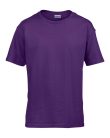 Rövid ujjú Softstyle gyerekpóló, Gildan GIB64000, Purple-L