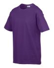 Rövid ujjú Softstyle gyerekpóló, Gildan GIB64000, Purple-L