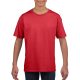 Rövid ujjú Softstyle gyerekpóló, Gildan GIB64000, Red-XL