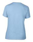 Kereknyakú rövid ujjú női póló, Gildan GIL4100, Light Blue-2XL