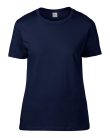 Kereknyakú rövid ujjú női póló, Gildan GIL4100, Navy-2XL