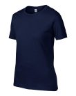 Kereknyakú rövid ujjú női póló, Gildan GIL4100, Navy-2XL