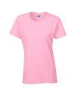 Kerknyakú karcsusított női póló, Gildan GIL5000, Light Pink-2XL