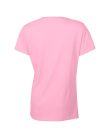 Kerknyakú karcsusított női póló, Gildan GIL5000, Light Pink-2XL