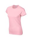 Softstyle testhez álló rövid ujjú női póló, Gildan GIL64000, Light Pink-2XL