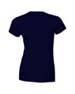 Softstyle testhez álló rövid ujjú női póló, Gildan GIL64000, Navy-2XL