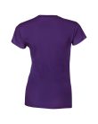 Softstyle testhez álló rövid ujjú női póló, Gildan GIL64000, Purple-2XL