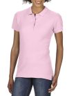 Prémium dupla piké galléros női póló, Gildan GIL85800, Light Pink-2XL