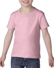 Kereknyakú rövid ujjú gyerek póló, Gildan GIP5100, Light Pink-2T (S)