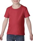 Kereknyakú rövid ujjú gyerek póló, Gildan GIP5100, Red-6T (2XL)