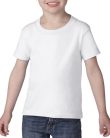 Kereknyakú rövid ujjú gyerek póló, Gildan GIP5100, White-5T (XL)