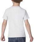 Kereknyakú rövid ujjú gyerek póló, Gildan GIP5100, White-5T (XL)