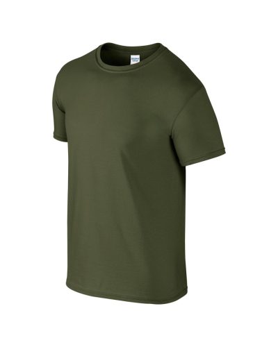 Rövid ujjú Softstyle gyerekpóló, Gildan GIB64000, Military Green-S