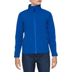   Karcsúsított softshell cipzáros női dzseki, Gildan GILSS800, Royal-L