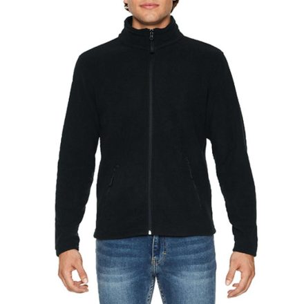 Cipzáras unisex polár felső, Gildan GIPF800, Black-4XL-R