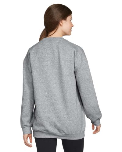 Környakú uniszex pulóver, Gildan GISF000, RS Sport Grey-2XL