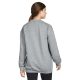 Környakú uniszex pulóver, Gildan GISF000, RS Sport Grey-2XL