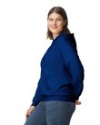 Softstyle kapucnis pulóver kenguruzsebbel, Gildan GISF500, Navy-5XL