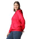 Softstyle kapucnis pulóver kenguruzsebbel, Gildan GISF500, Red-2XL