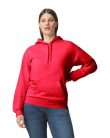 Softstyle kapucnis pulóver kenguruzsebbel, Gildan GISF500, Red-5XL