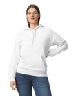 Softstyle kapucnis pulóver kenguruzsebbel, Gildan GISF500, White-L